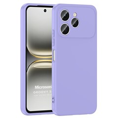 Microsonic TECNO Spark 40 Kılıf Groovy Soft Lila