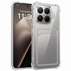 Microsonic Xiaomi 15T Pro Card Slot Shock Kılıf Şeffaf