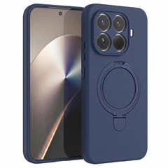 Microsonic Xiaomi 17T Kılıf Aura Stant MagSafe Lacivert