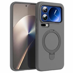 Microsonic Xiaomi 17 Pro Kılıf Aura Stant MagSafe Gri