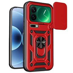 Microsonic Xiaomi 17 Pro Kılıf Impact Resistant Kırmızı