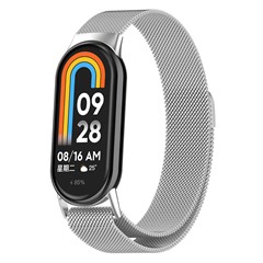 Microsonic Xiaomi Mi Band 10 Milanese Loop Kordon Gümüş