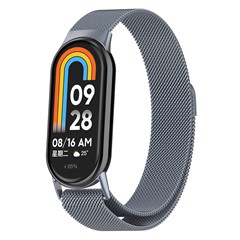 Microsonic Xiaomi Mi Band 10 Milanese Loop Kordon Koyu Gri