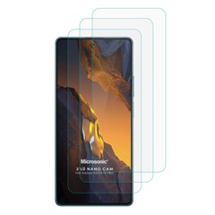 Microsonic Xiaomi Poco F5 Pro Screen Protector Nano Glass Cam Ekran Koruyucu 3 lü Paket