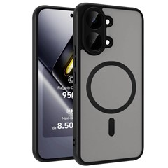 Microsonic Xiaomi Poco X8 Pro Max Kılıf Matte FrostMag Siyah
