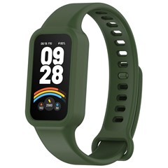 Microsonic Xiaomi Smart Band 9 Active Kordon Silicone Sport Band Koyu Yeşil