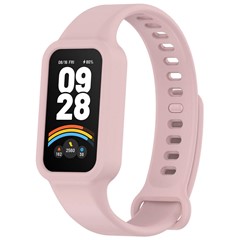 Microsonic Xiaomi Smart Band 9 Active Kordon Silicone Sport Band Pudra