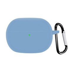 Microsonic Xiaomi Redmi Buds 8 Kılıf Askılı Mat Silikon Mavi