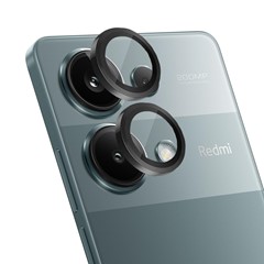 Microsonic Xiaomi Poco M6 Pro 4G Tekli Kamera Lens Koruma Camı Siyah