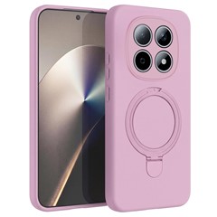 Microsonic Xiaomi Redmi Note 15 4G Kılıf Aura Stant MagSafe Pembe