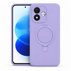 Microsonic Xiaomi Redmi Note 17 5G Kılıf Aura Stant MagSafe Lila