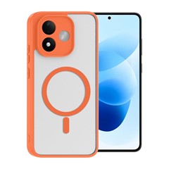 Microsonic Xiaomi Redmi Note 17 5G Kılıf MagSmoke Neo Turuncu