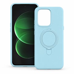 Microsonic Xiaomi Redmi Note 17 Pro Max 5G Kılıf Aura Stant MagSafe Açık Mavi