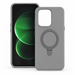 Microsonic Xiaomi Redmi Note 17 Pro Max 5G Kılıf Aura Stant MagSafe Gri