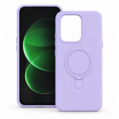 Microsonic Xiaomi Redmi Note 17 Pro Max 5G Kılıf Aura Stant MagSafe Lila
