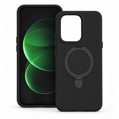 Microsonic Xiaomi Redmi Note 17 Pro Max 5G Kılıf Aura Stant MagSafe Siyah