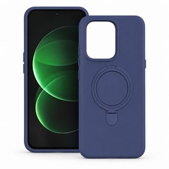 Microsonic Xiaomi Redmi Note 17 Pro Max 5G Kılıf Aura Stant MagSafe Lacivert