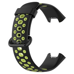 Microsonic Xiaomi Poco Watch Rainbow Band Kordon Siyah Yeşil