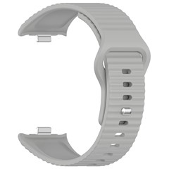 Microsonic Xiaomi Redmi Watch 6 Active Kordon Wave Design Silicone Band Gri