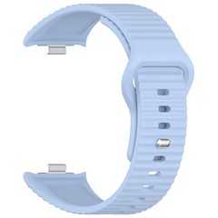 Microsonic Xiaomi Redmi Watch 6 Active Kordon Wave Design Silicone Band Mavi