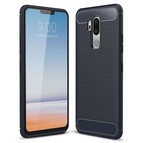 Microsonic LG G7 Kılıf Room Silikon Lacivert 1