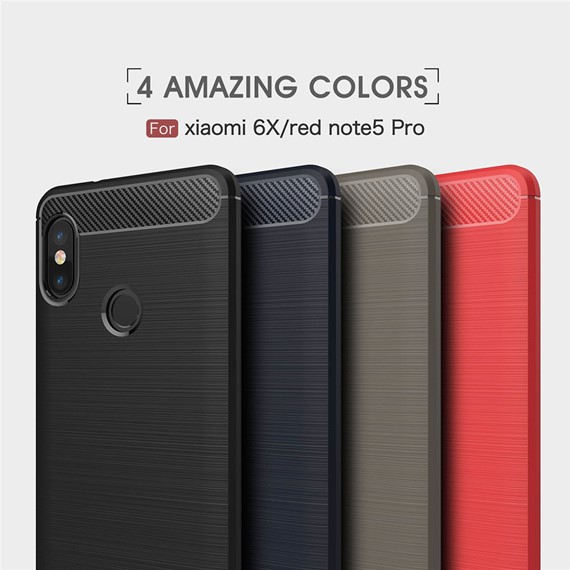 Microsonic Xiaomi Redmi Note 5 Kılıf Room Silikon Siyah 4