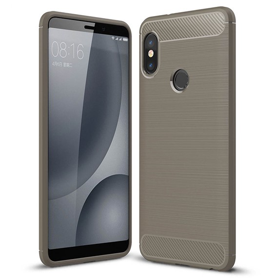 Microsonic Xiaomi Redmi Note 5 Pro Kılıf Room Silikon Gri 1