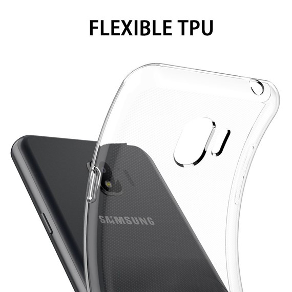 Microsonic Samsung Galaxy J4 Kılıf Transparent Soft Beyaz 3