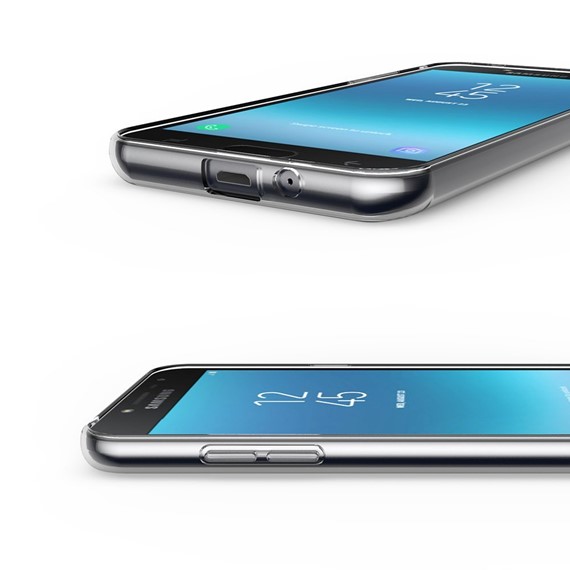 Microsonic Samsung Galaxy J4 Kılıf Transparent Soft Beyaz 5