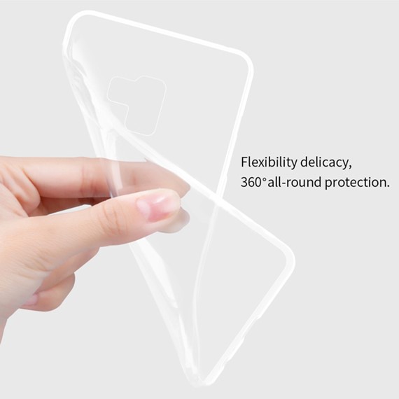 Microsonic Samsung Galaxy S9 Kılıf Transparent Soft Beyaz 4