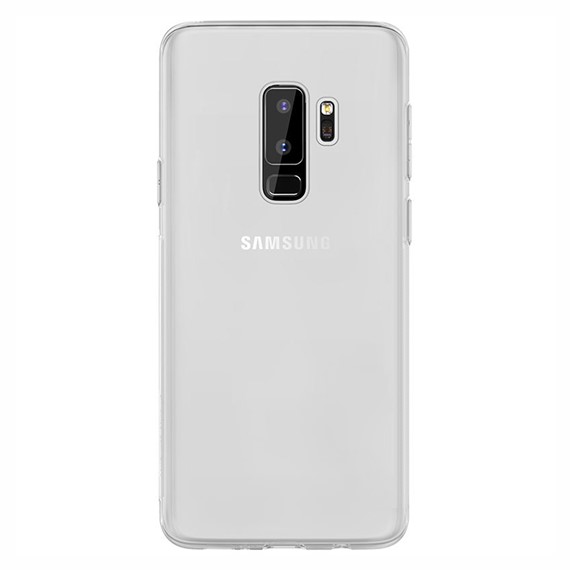 Microsonic Samsung Galaxy S9 Plus Kılıf Transparent Soft Beyaz 1