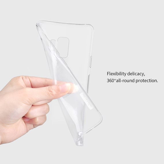 Microsonic Samsung Galaxy S9 Plus Kılıf Transparent Soft Beyaz 4