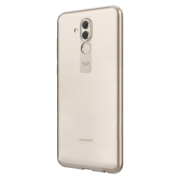 Microsonic Huawei Mate 20 Lite Kılıf Transparent Soft Beyaz 2