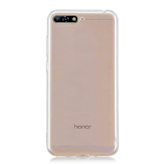 Microsonic Huawei Y6 2018 Kılıf Transparent Soft Beyaz 1