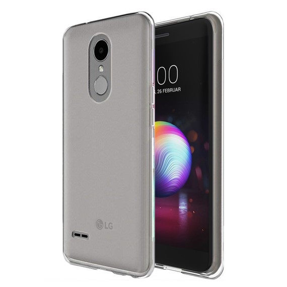 Microsonic LG K11 Kılıf Transparent Soft Beyaz 1