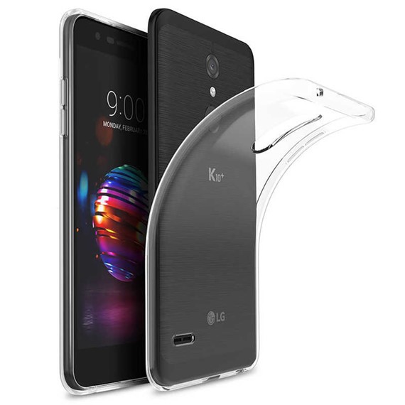 Microsonic LG K11 Kılıf Transparent Soft Beyaz 3