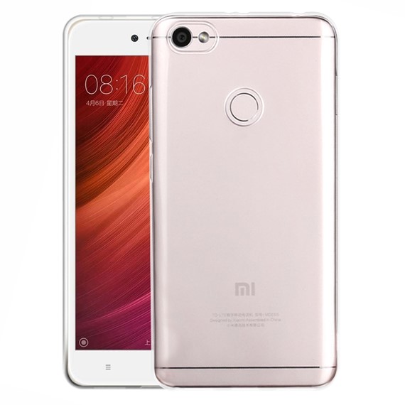 Microsonic Xiaomi Redmi Note 5A Prime Kılıf Transparent Soft Beyaz 1