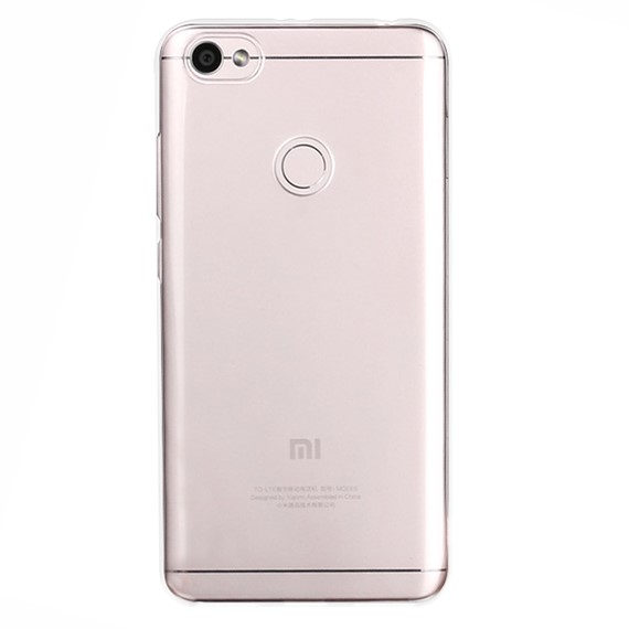 Microsonic Xiaomi Redmi Note 5A Kılıf Transparent Soft Beyaz 2