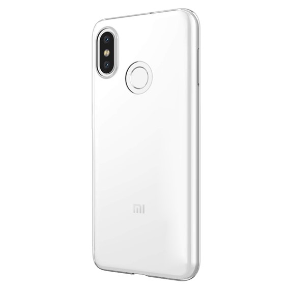 Microsonic Xiaomi Mi 8 Kılıf Transparent Soft Beyaz 2