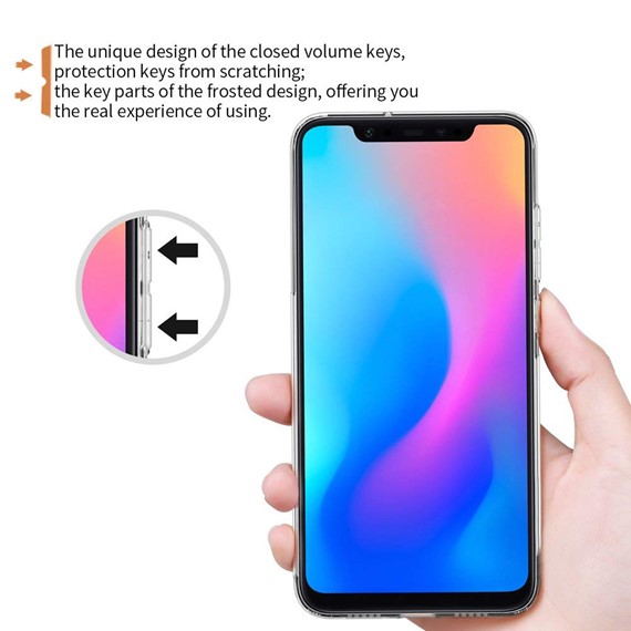 Microsonic Xiaomi Mi 8 Kılıf Transparent Soft Beyaz 5