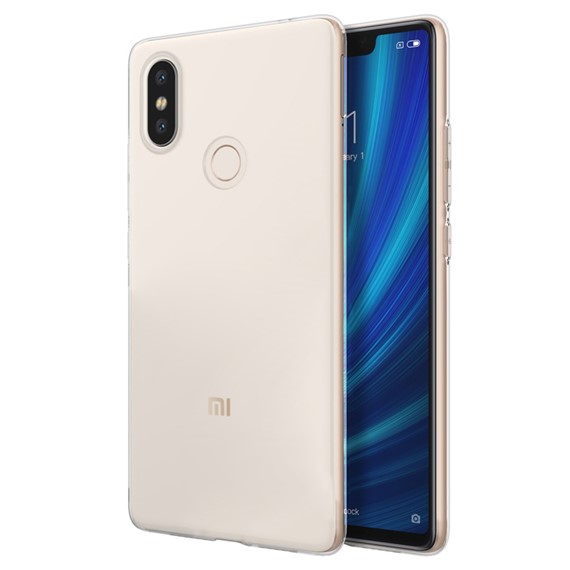 Microsonic Xiaomi Mi 8 SE Kılıf Transparent Soft Beyaz 1