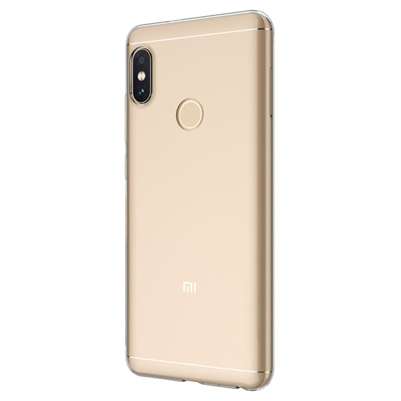 Microsonic Xiaomi Redmi Note 5 Pro Kılıf Transparent Soft Beyaz 2