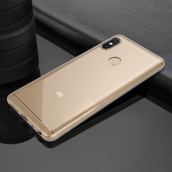 Microsonic Xiaomi Redmi Note 5 Pro Kılıf Transparent Soft Beyaz 5