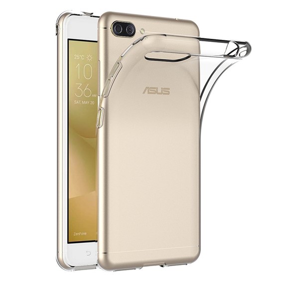 Microsonic Asus Zenfone 4 Max 5 2 ZC520KL Kılıf Transparent Soft Beyaz 3