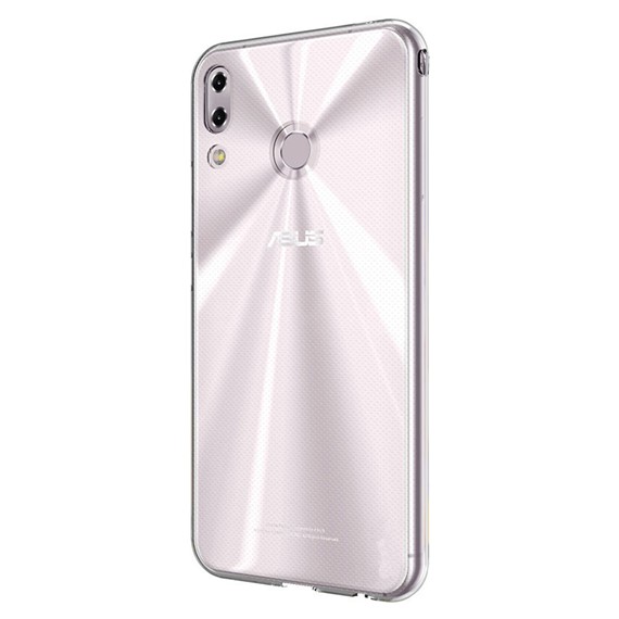 Microsonic Asus Zenfone 5 6 2 ZE620KL Kılıf Transparent Soft Beyaz 2