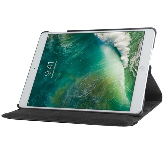 Microsonic iPad Pro 9 7 2017 Kılıf 360 Dönerli Stand Deri Siyah 3