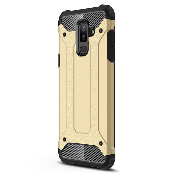 Microsonic Samsung Galaxy A6 Plus 2018 Kılıf Rugged Armor Gold 2