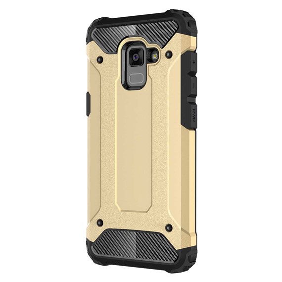 Microsonic Samsung Galaxy A8 Plus 2018 Kılıf Rugged Armor Gold 2