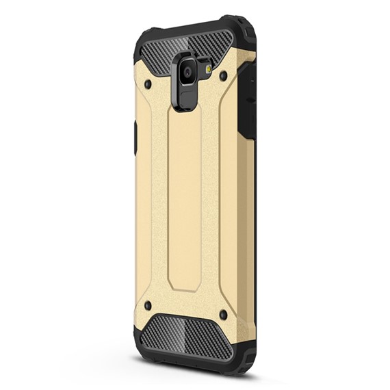 Microsonic Samsung Galaxy J6 Kılıf Rugged Armor Gold 2