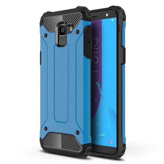 Microsonic Samsung Galaxy J6 Kılıf Rugged Armor Mavi 1